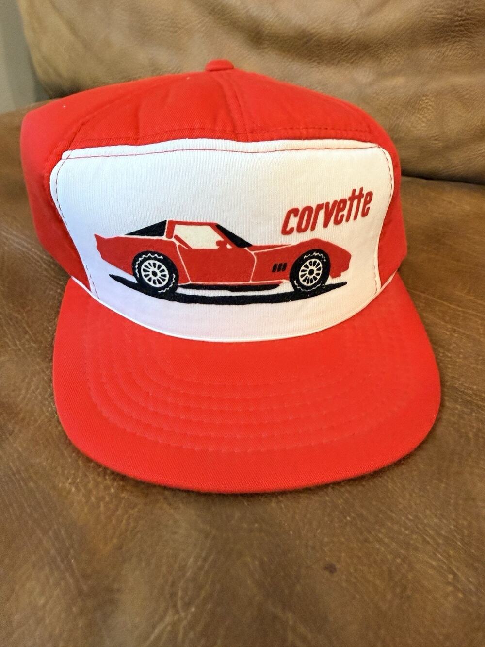 Vintage 80s Corvette Snap Back Trucker Hat